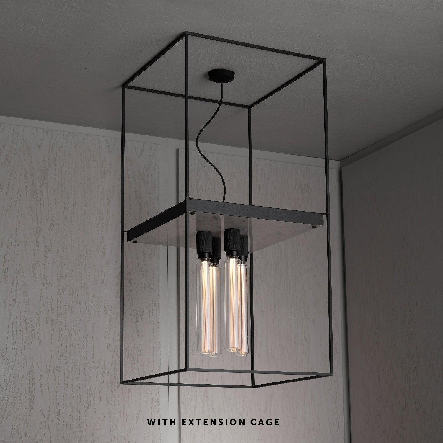 Lampa de tavan CAGED 4.0 / Marmura alba - Buster & Punch - PARIS14A.RO