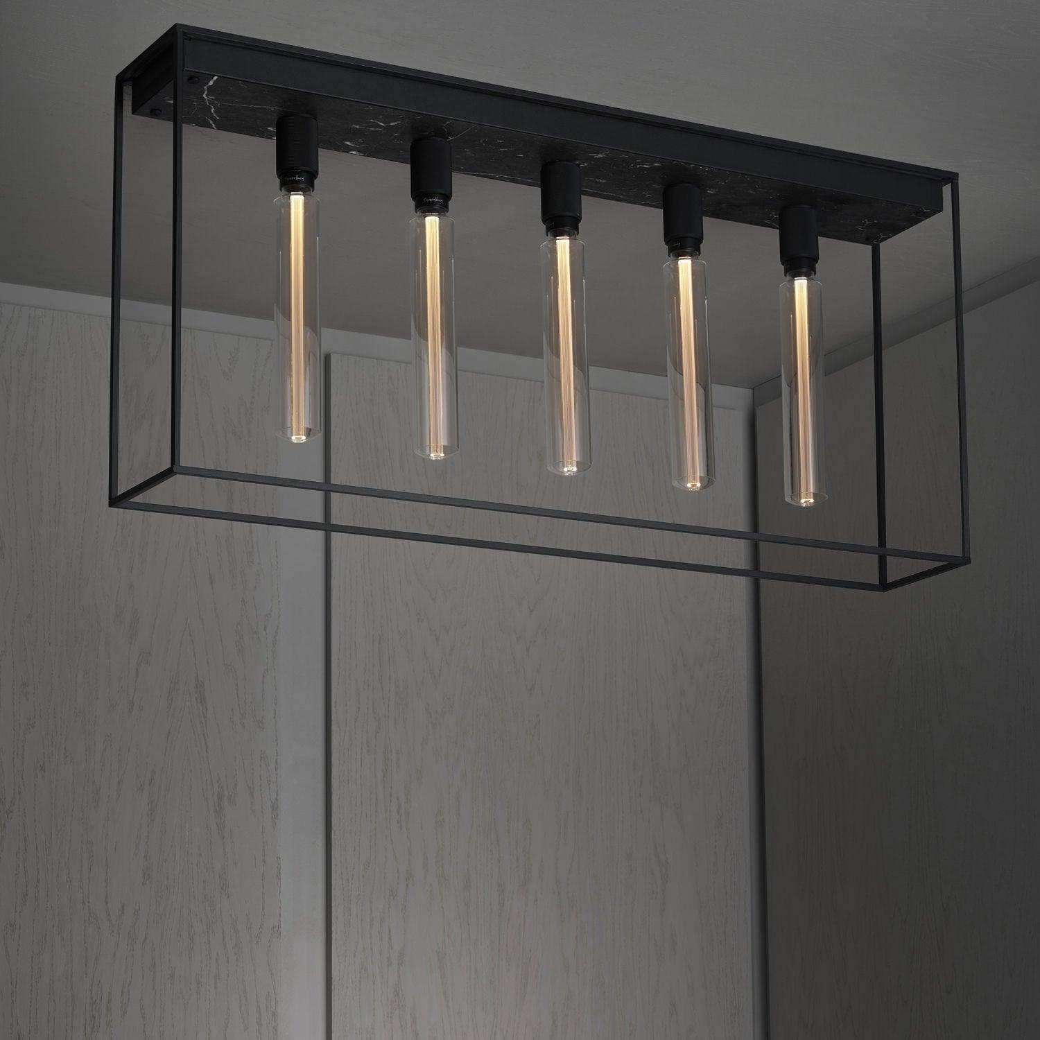 Lampa de tavan CAGED 5.0 / Marmura neagra - Buster & Punch - PARIS14A.RO
