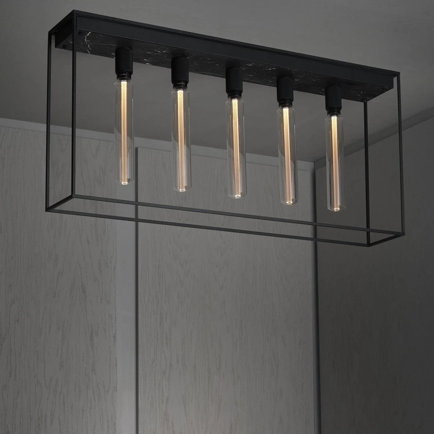Lampa de tavan CAGED 5.0 / Marmura neagra - Buster & Punch - PARIS14A.RO