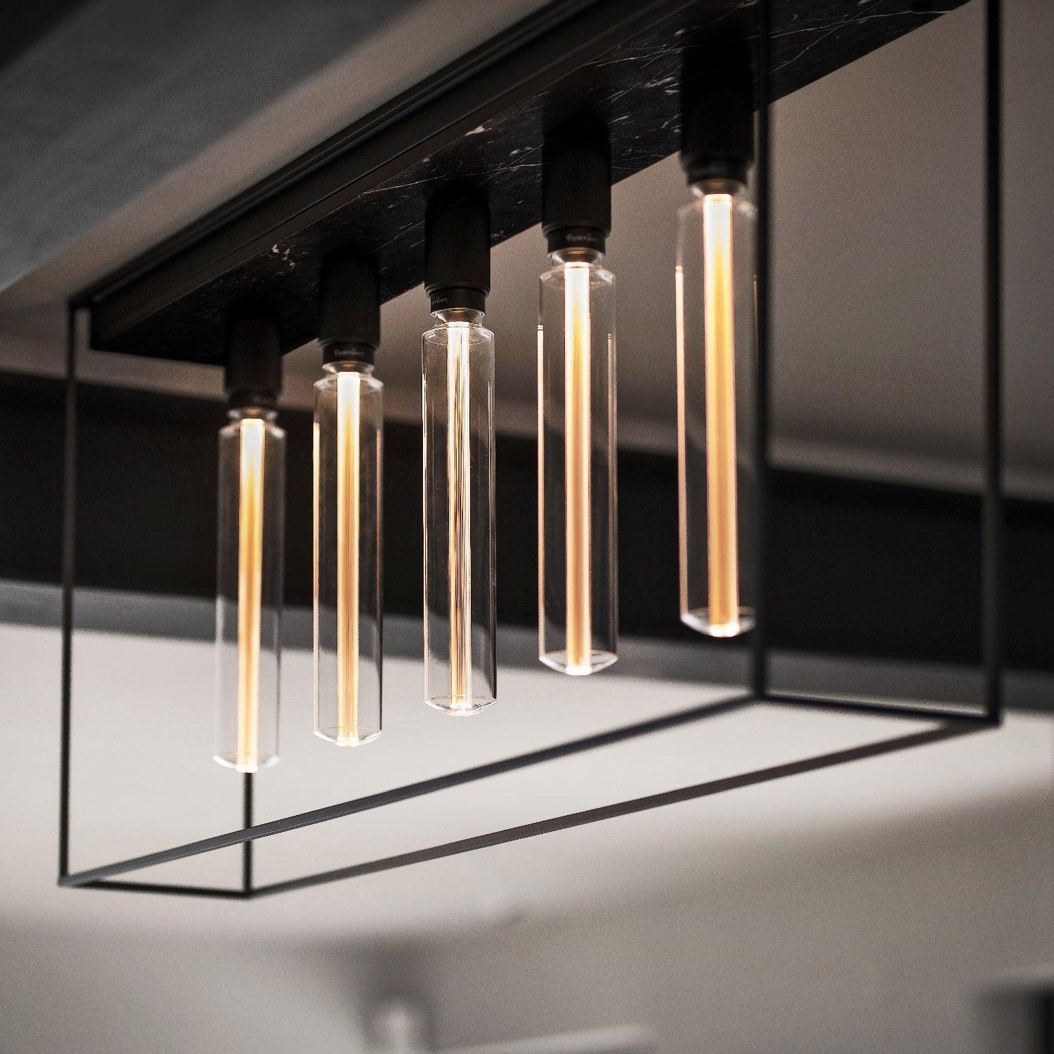 Lampa de tavan CAGED 5.0 / Marmura neagra - Buster & Punch - PARIS14A.RO