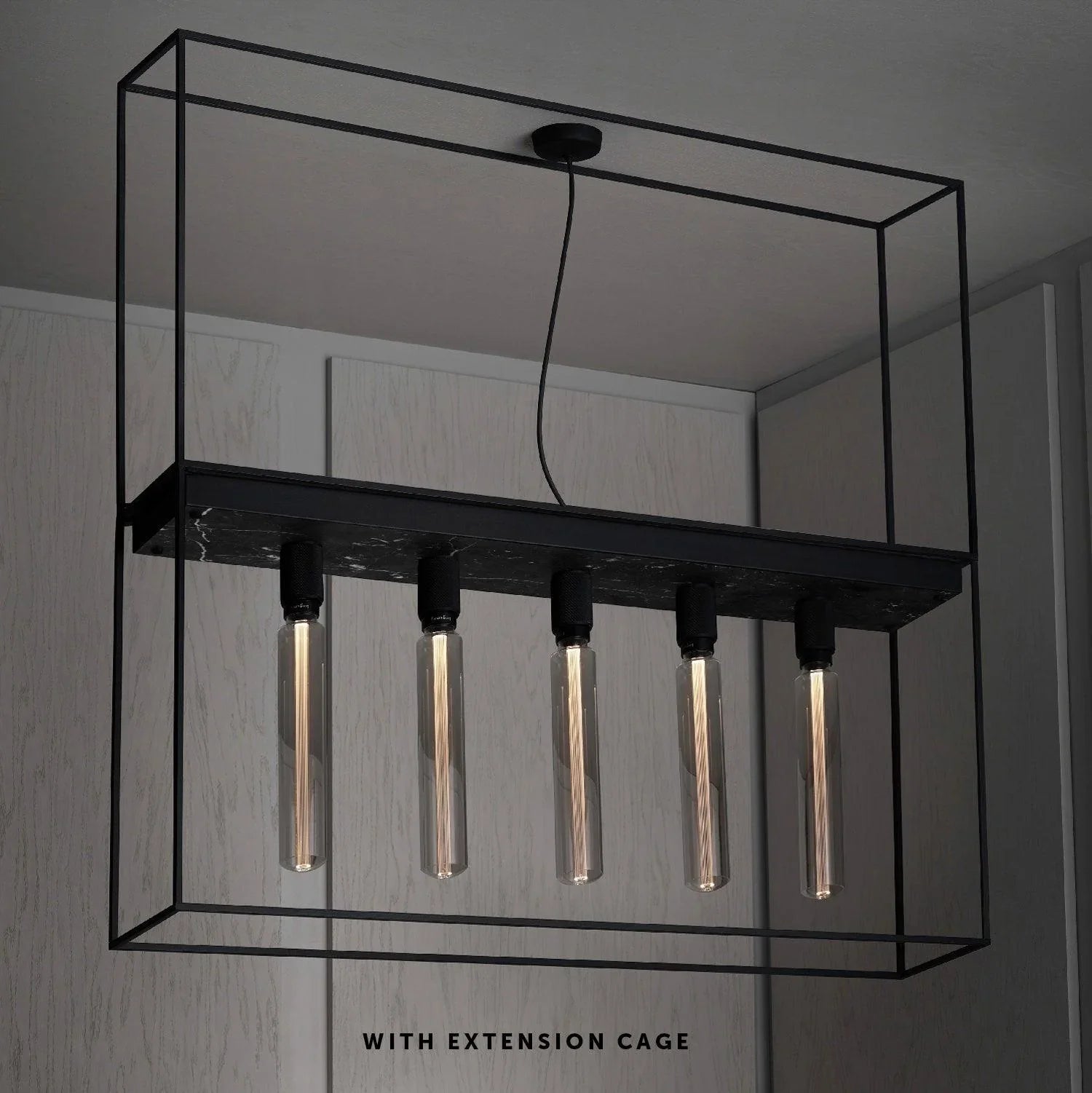 Lampa de tavan CAGED 5.0 / Marmura neagra - Buster & Punch - PARIS14A.RO