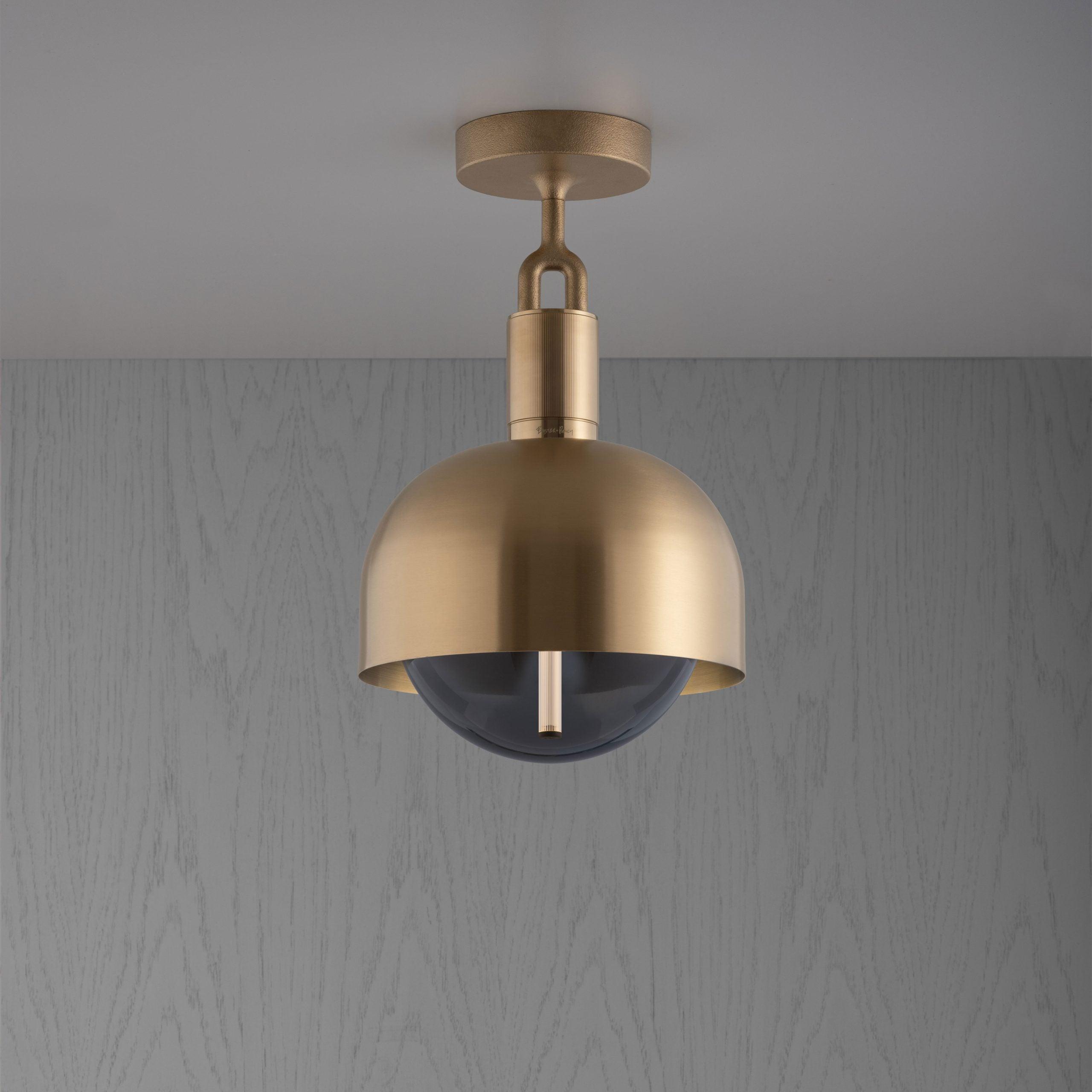 Lampa de tavan Forked / Cu abajur / GLOBE / SMOKED / MEDIUM - Buster & Punch - PARIS14A.RO