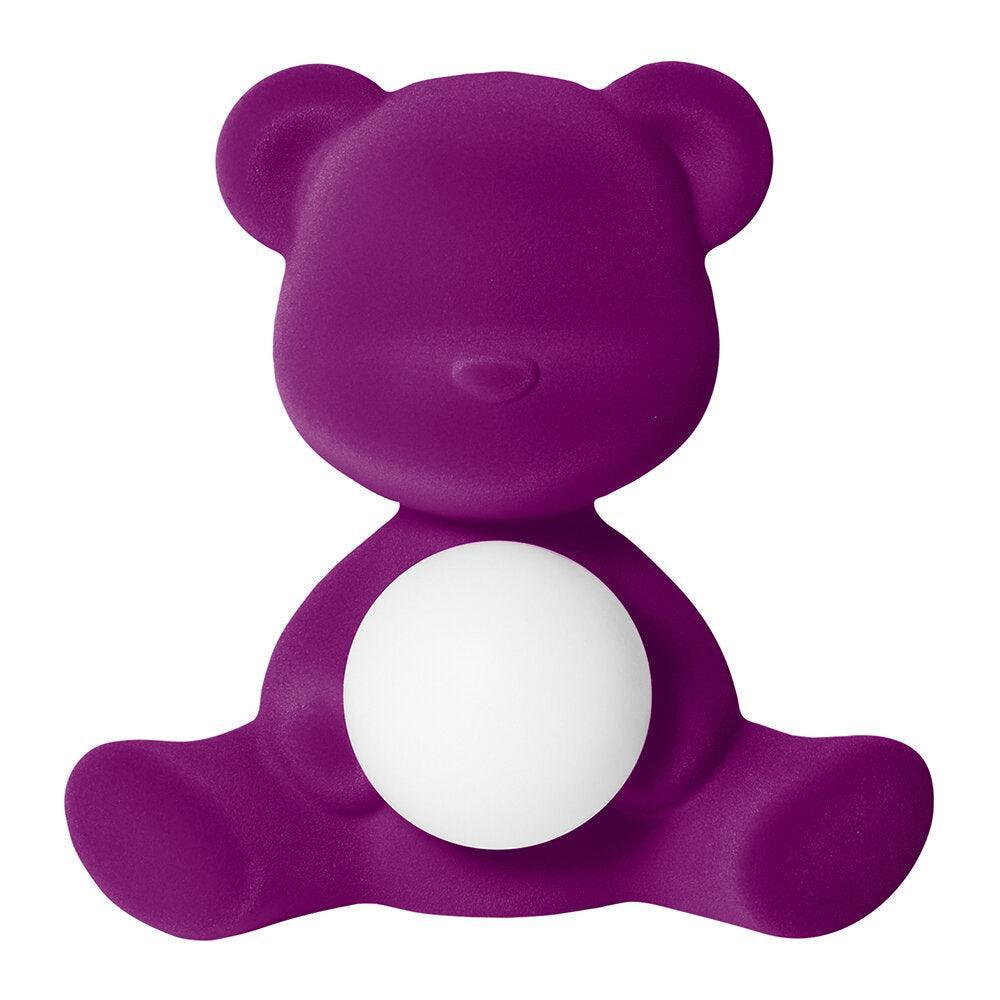 Lampa Teddy Girl Velvet Lamp - Violet - PARIS14A.RO