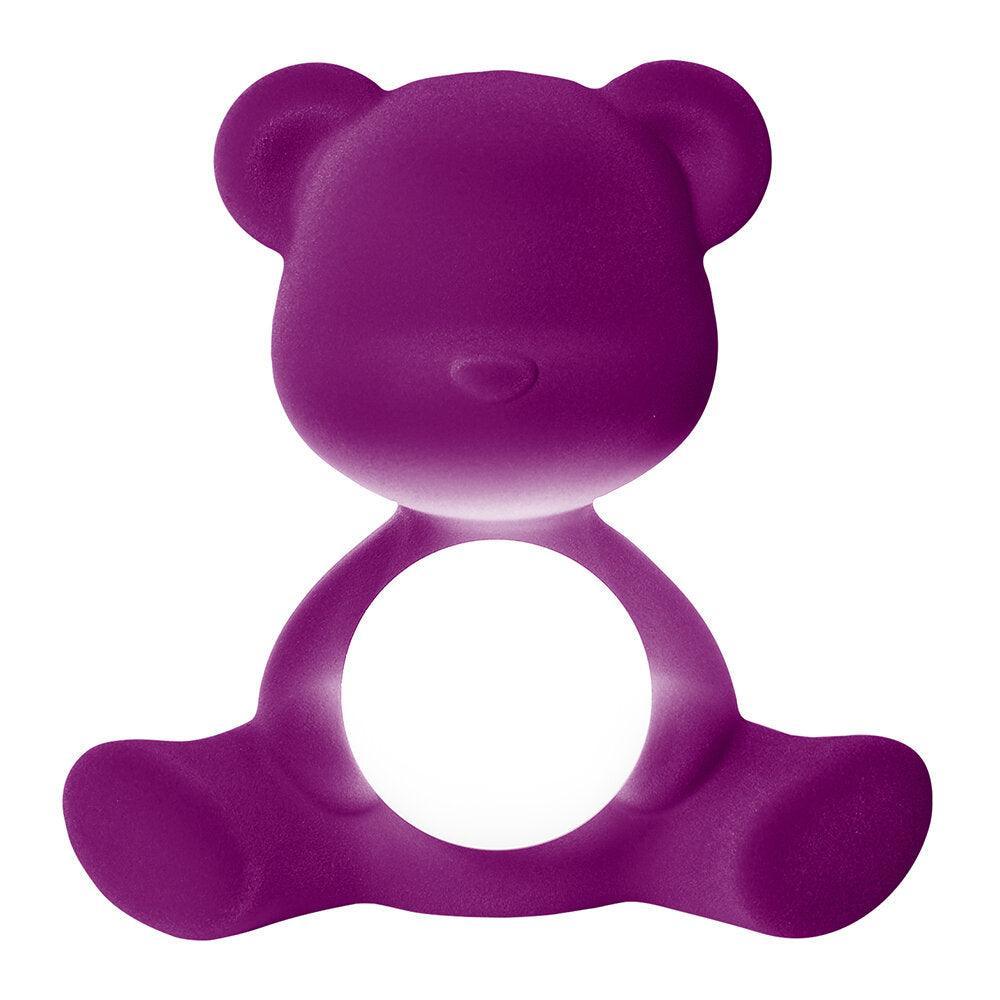 Lampa Teddy Girl Velvet Lamp - Violet - PARIS14A.RO