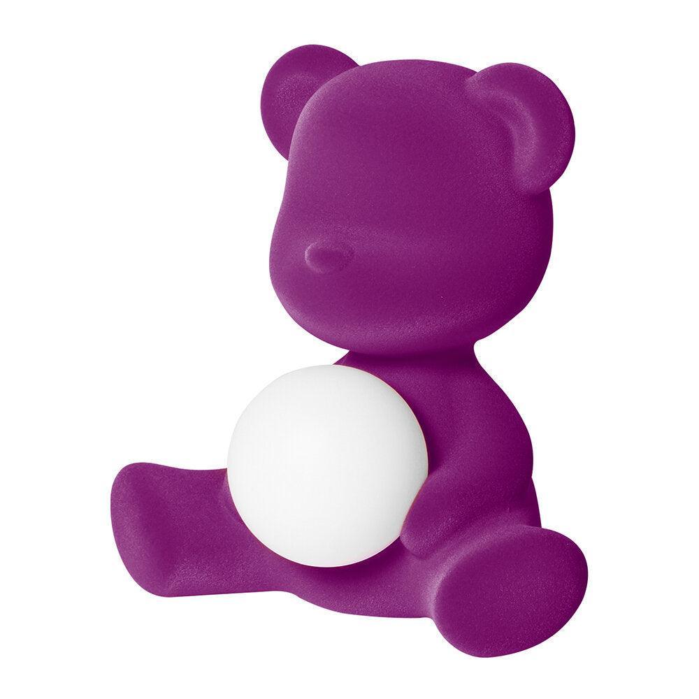 Lampa Teddy Girl Velvet Lamp - Violet - PARIS14A.RO