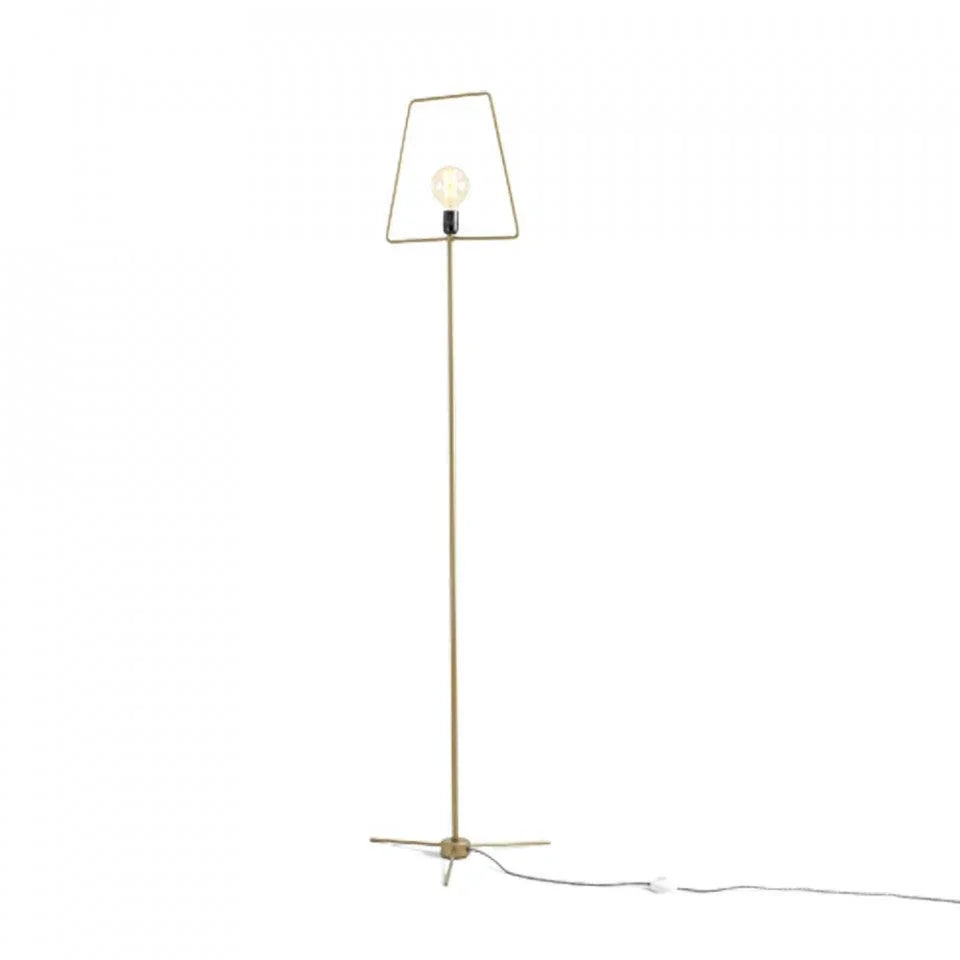 Lampadar auriu din otel 177 cm Firkant Custom Form - PARIS14A.RO