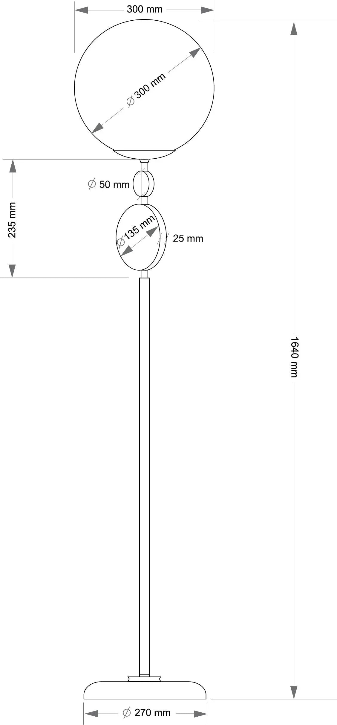 Lampadar Dimaro Kutek - PARIS14A.RO