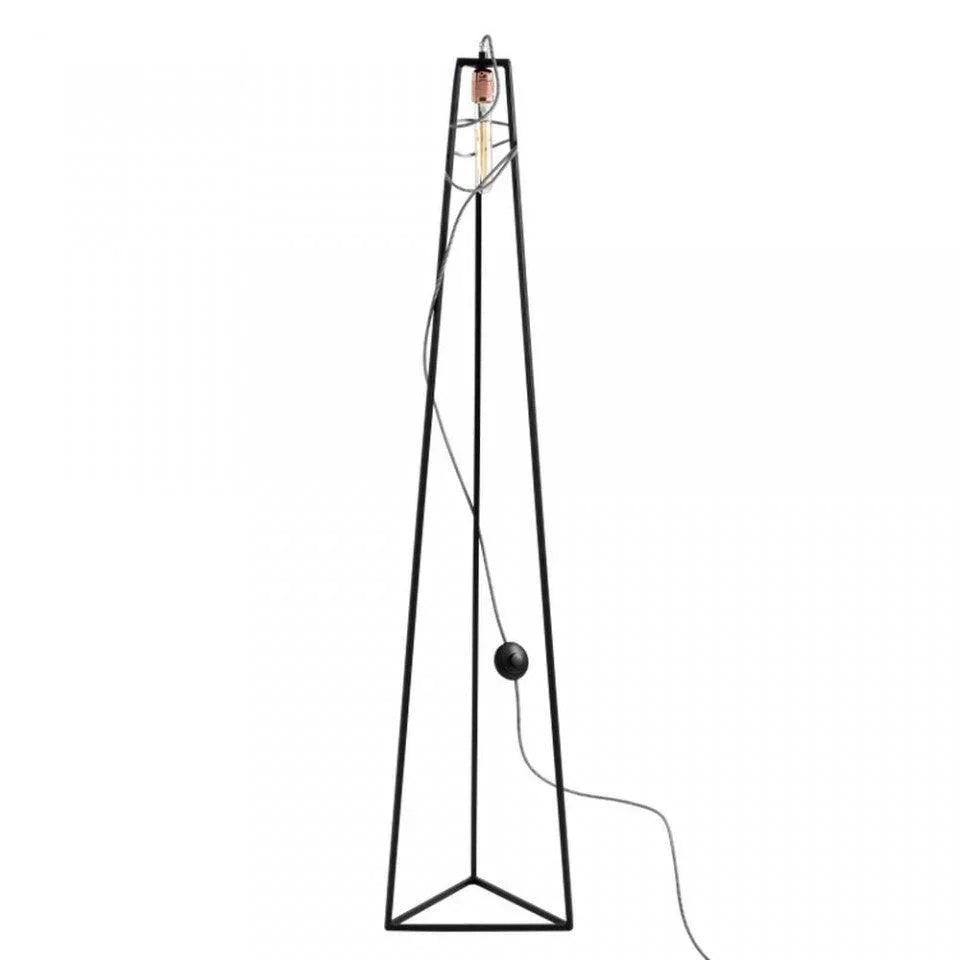 Lampadar din metal negru 35x150 cm Trimetric Custom Form - PARIS14A.RO