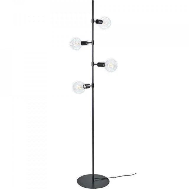 Lampadar negru din metal cu 4 becuri 182,6 cm Piper Floor Bolia - PARIS14A.RO