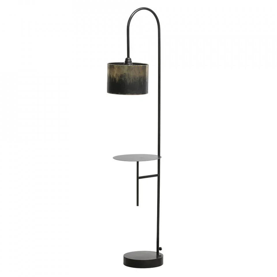 Lampadar negru/auriu din fier 160 cm Blackout - PARIS14A.RO