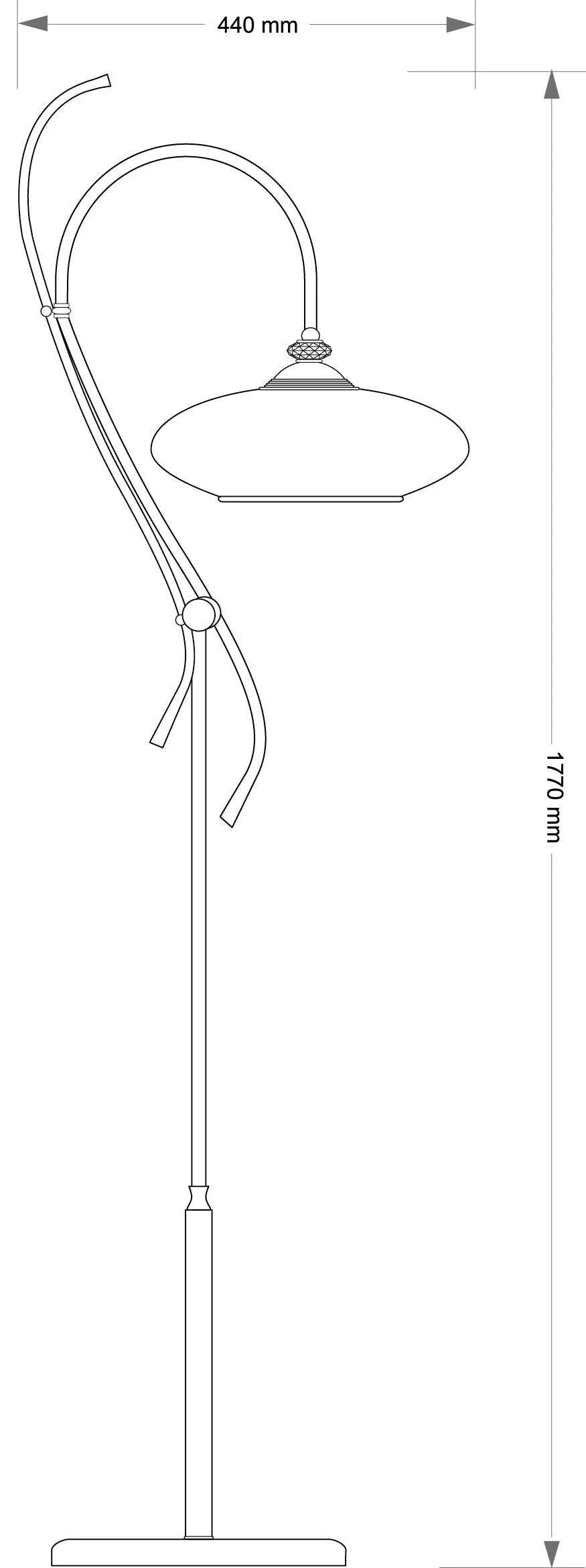Lampadar San Marino Kutek - PARIS14A.RO