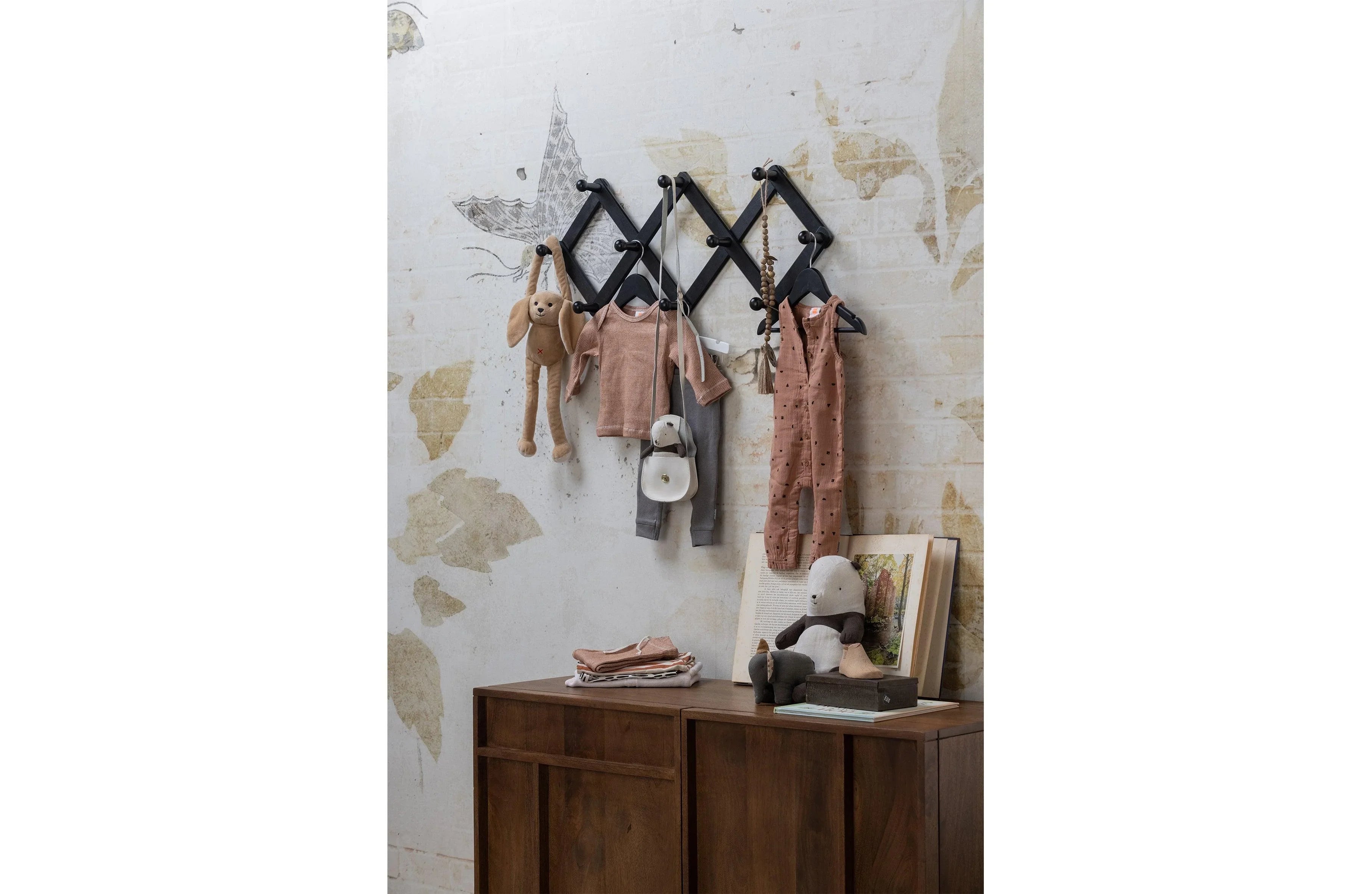 Levin pliabil din lemn de coaja neagra - PARIS14A.RO