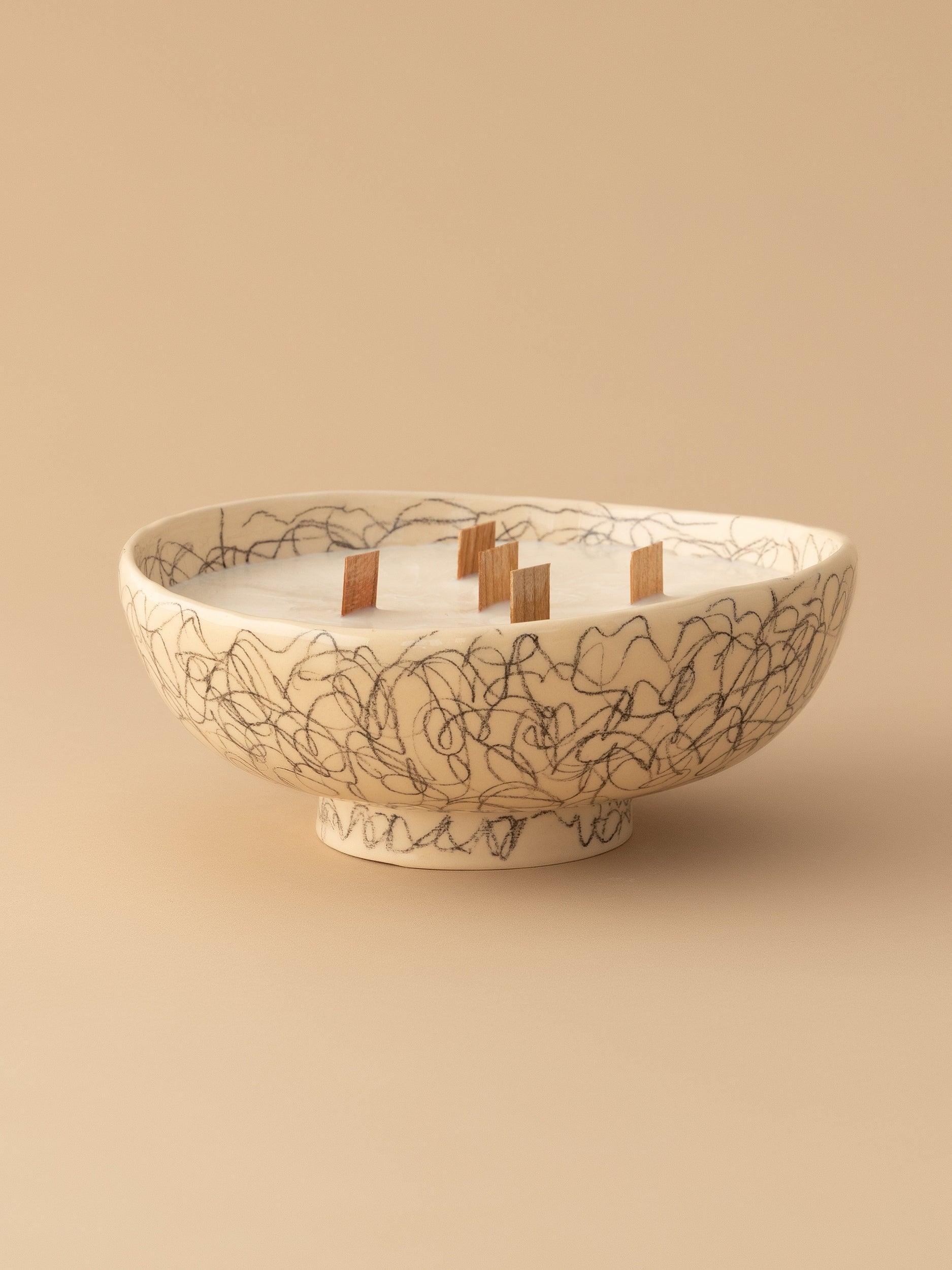 Lumanare ceramica "Charcoal" L - PARIS14A.RO