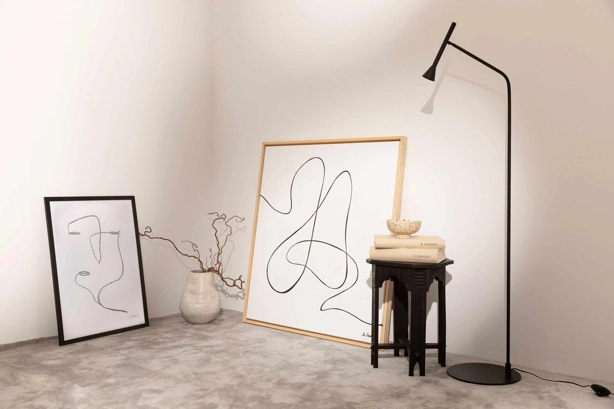 Lumanare ceramica "Charcoal" M - PARIS14A.RO