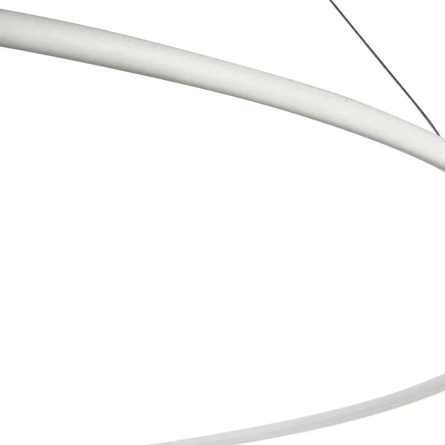 Lustra alba/rotunda Led Nola Maytoni 100cm - PARIS14A.RO