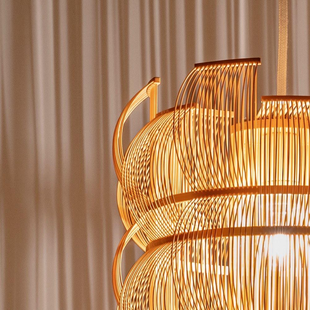 Lustra creata manual dupa tehnica japoneza takesensuji Sen by Motarasu - PARIS14A.RO