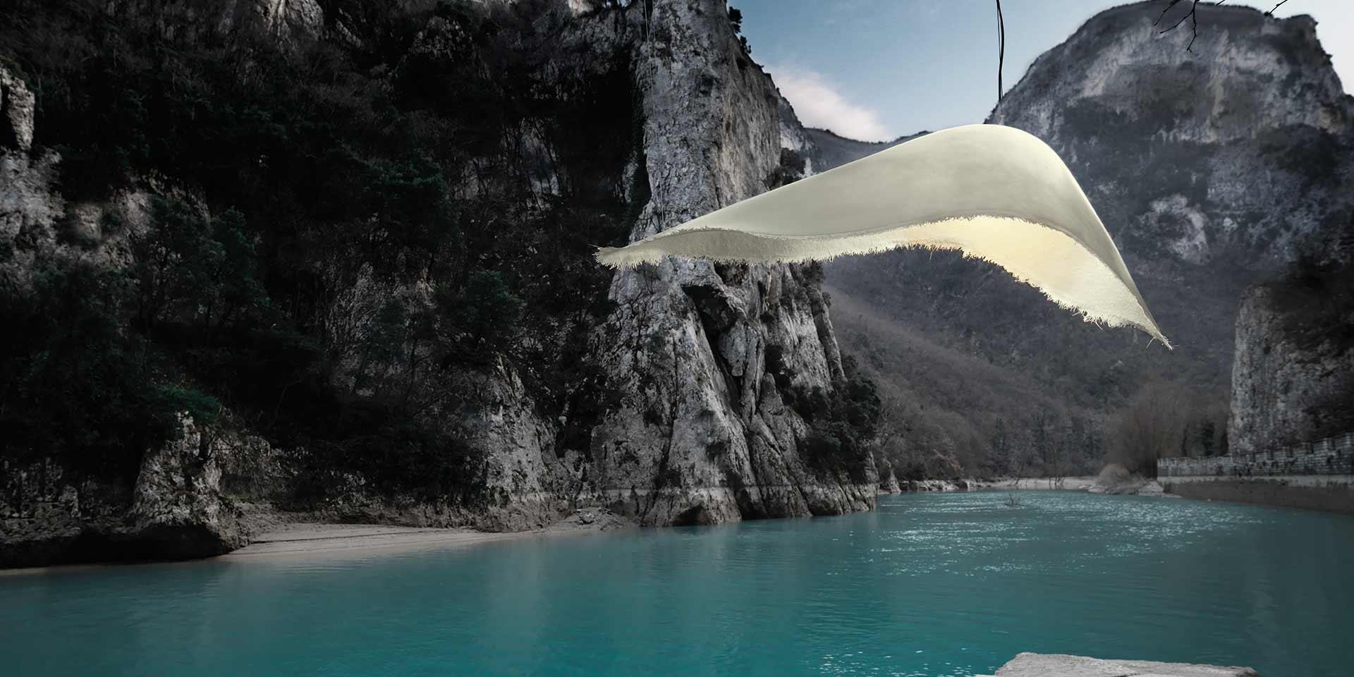 Lustra cu abajur din fibra de sticla Moby Dick by Karman - PARIS14A.RO