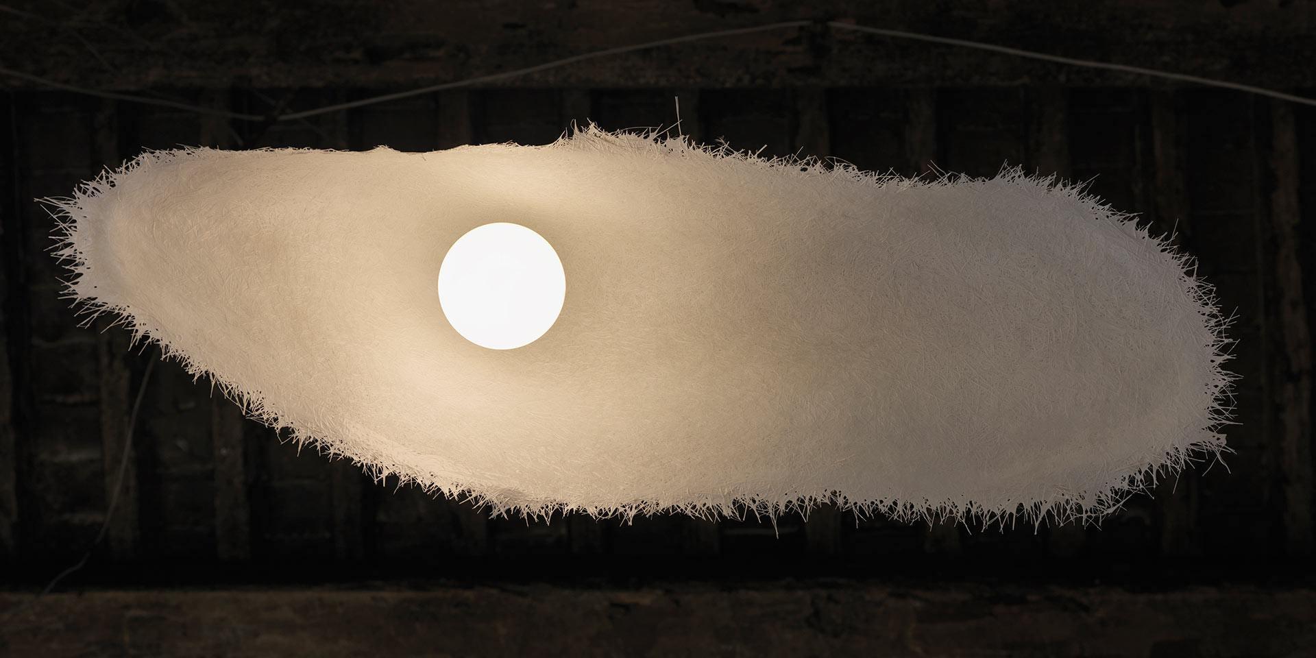 Lustra cu abajur din fibra de sticla Moby Dick by Karman - PARIS14A.RO