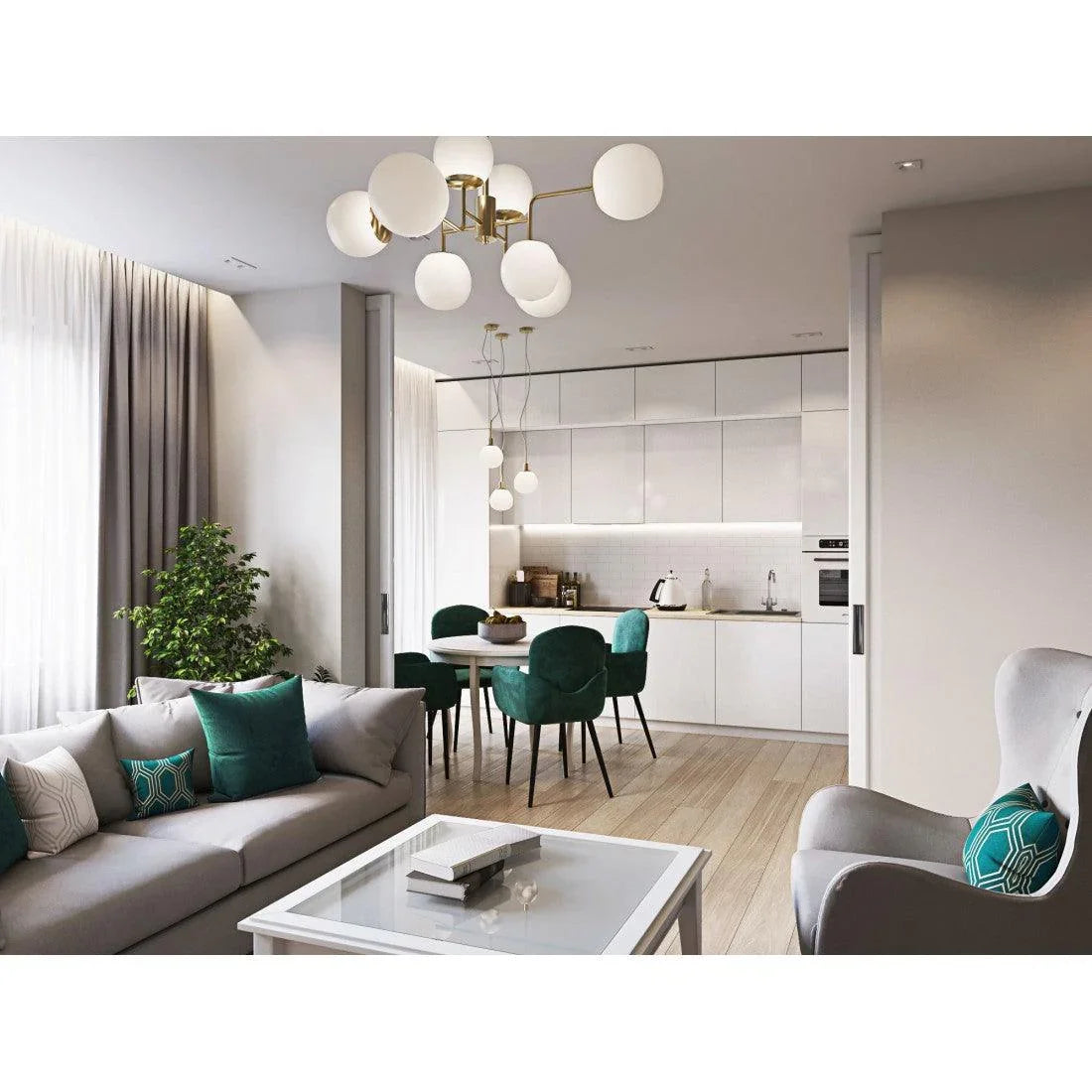 Lustra Erich Maytoni 8XE14, Auriu, MOD221-PL-08-G - PARIS14A.RO