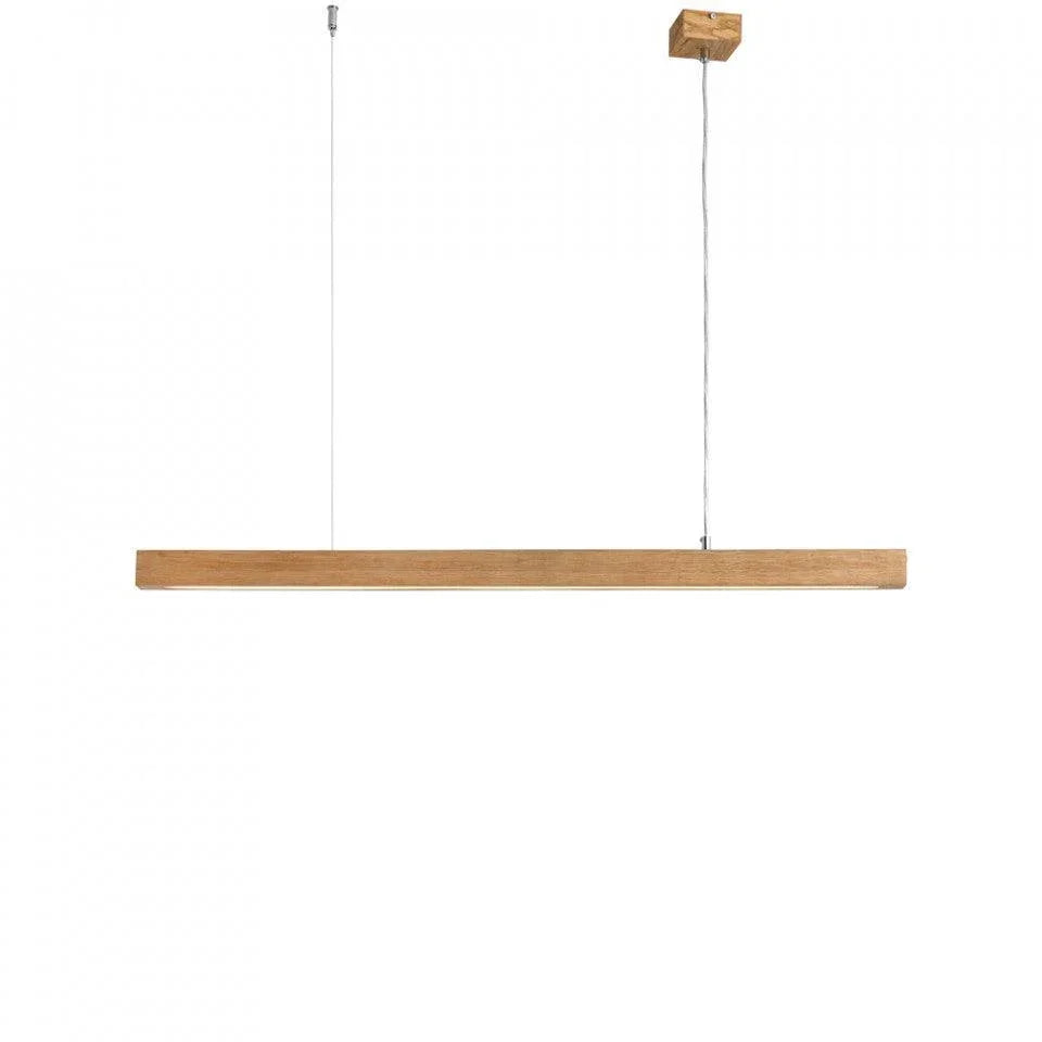 Lustra maro deschis din lemn cu LED Line Plus L Wood Custom Form - PARIS14A.RO