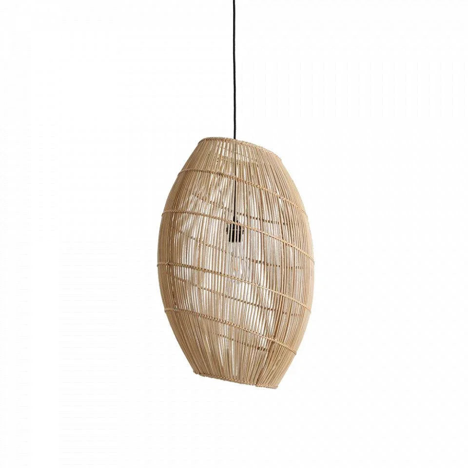 Lustra maro din ratan Luna Halo Raw Materials - PARIS14A.RO