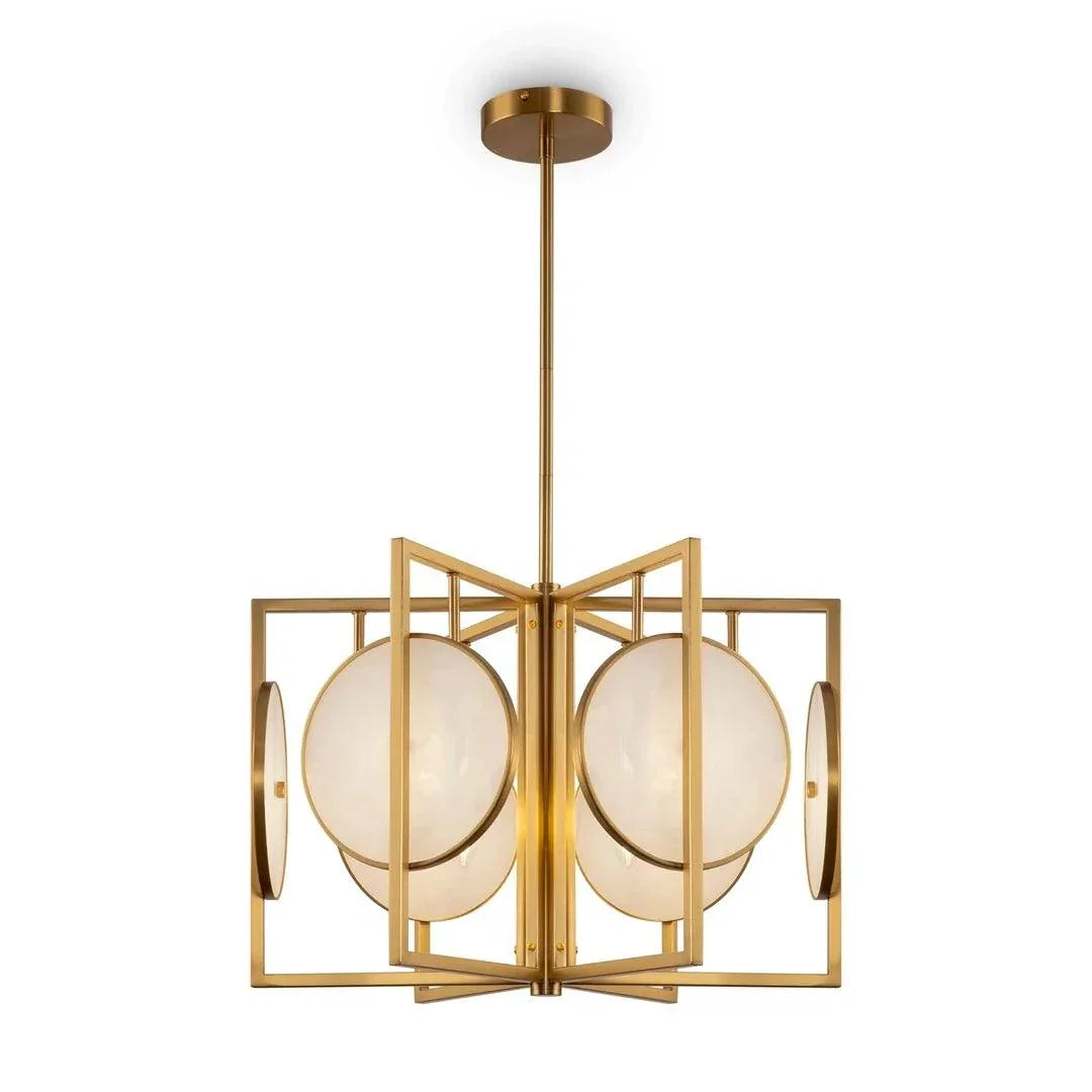 Lustra metal/piatra aurie MARMO Maytoni - PARIS14A.RO