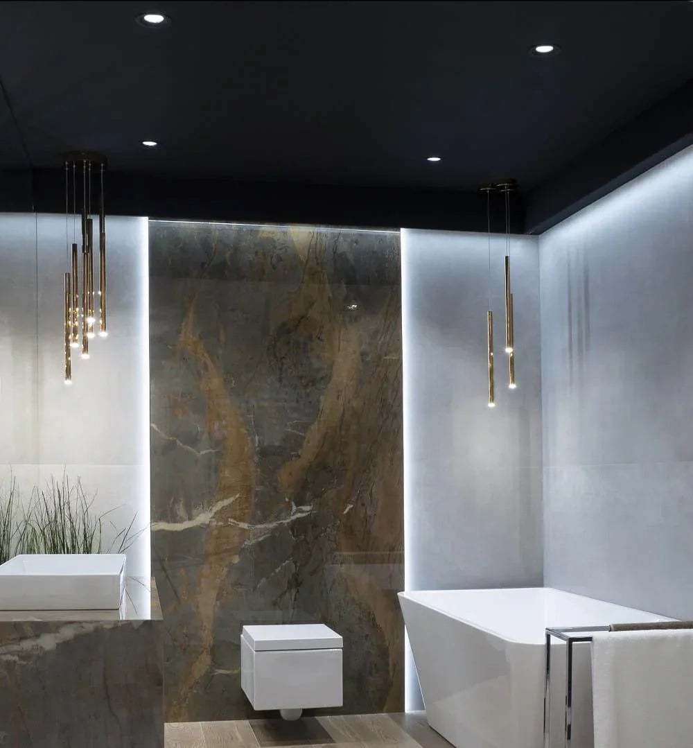 Lustra ORGANIC 10x1 Culoarea CUPRULUI CULOARE MARO MAXLIGHT P0205D - PARIS14A.RO