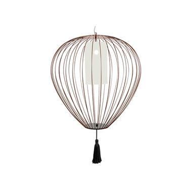 Lustra realizata din in cu structura in forma de lanterna chinezeasca Cell by Karman - PARIS14A.RO