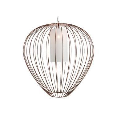 Lustra realizata din in cu structura in forma de lanterna chinezeasca Cell by Karman - PARIS14A.RO