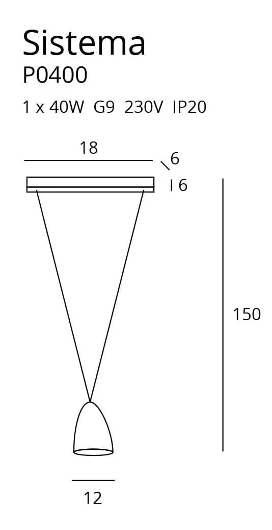 Lustra SISTEMA I MAXLIGHT P0400 - PARIS14A.RO