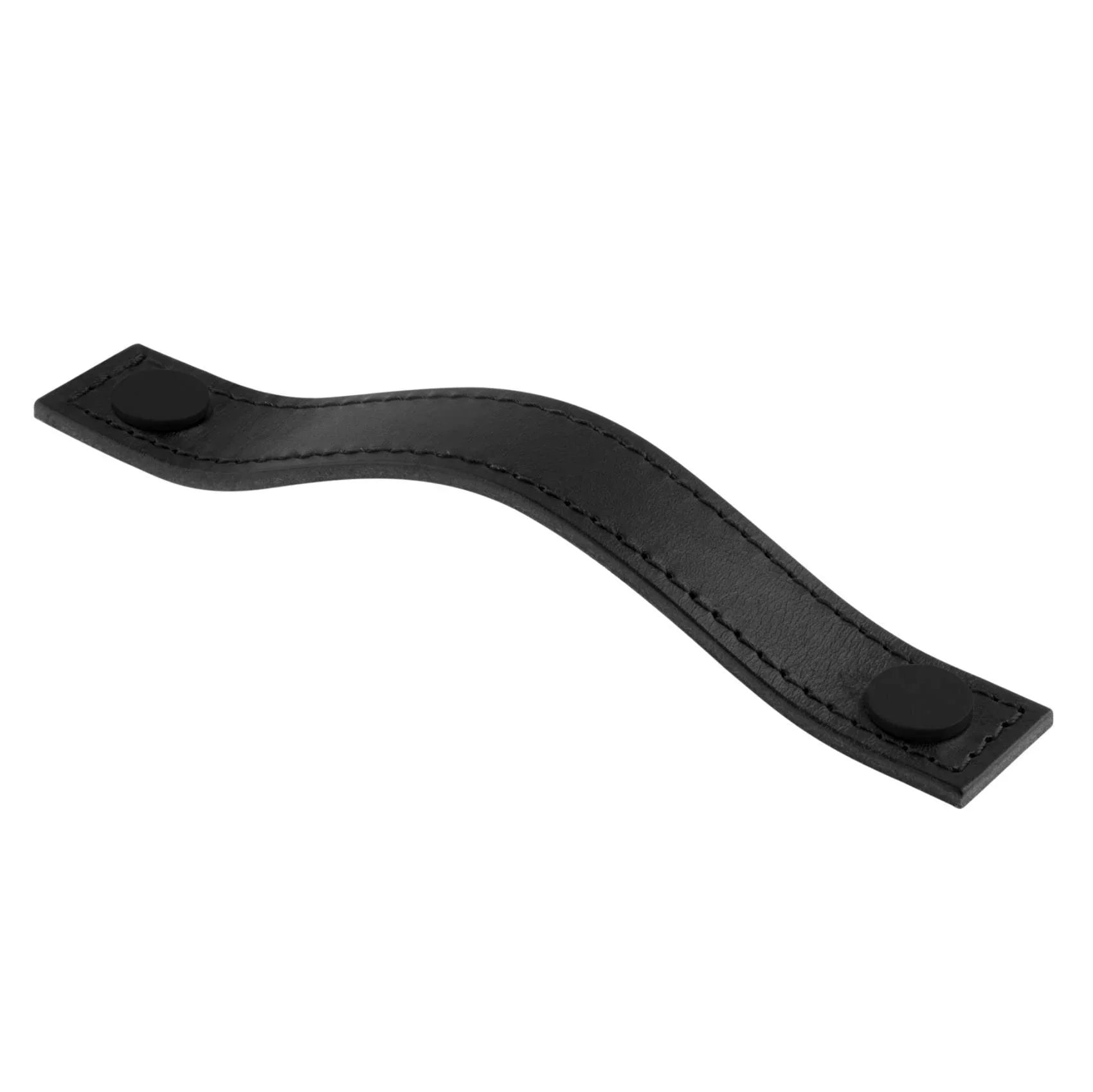 MANER DIN PIELE AVIANO BLACK/BLACK 128 CC inaltime 25 mm, grosime 2,5 mm, lungime 158 mm - PARIS14A.RO