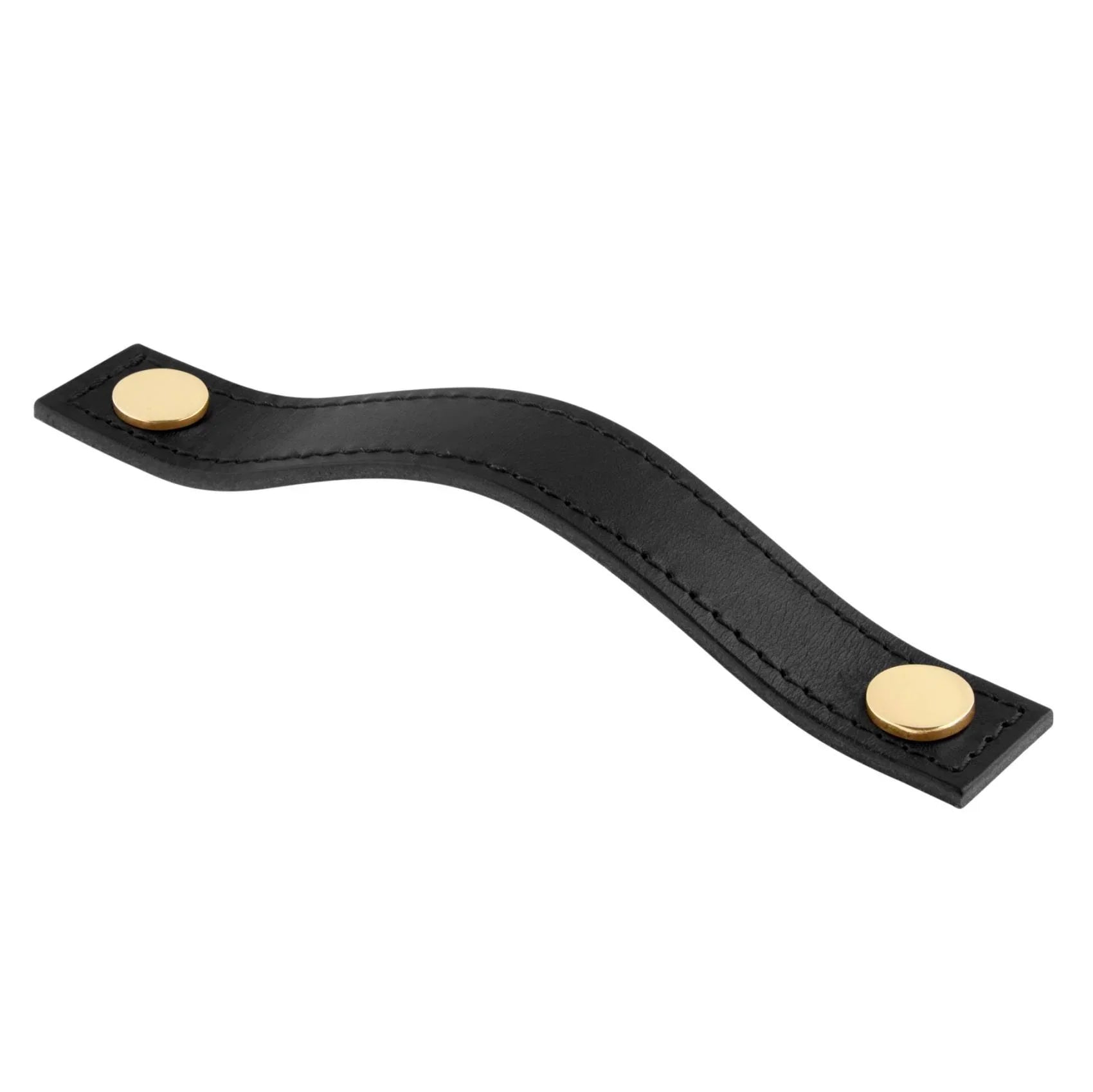 MANER DIN PIELE AVIANO BRASS/BLACK 128 CC inaltime 25 mm, grosime 2,5 mm, lungime 158 mm - PARIS14A.RO