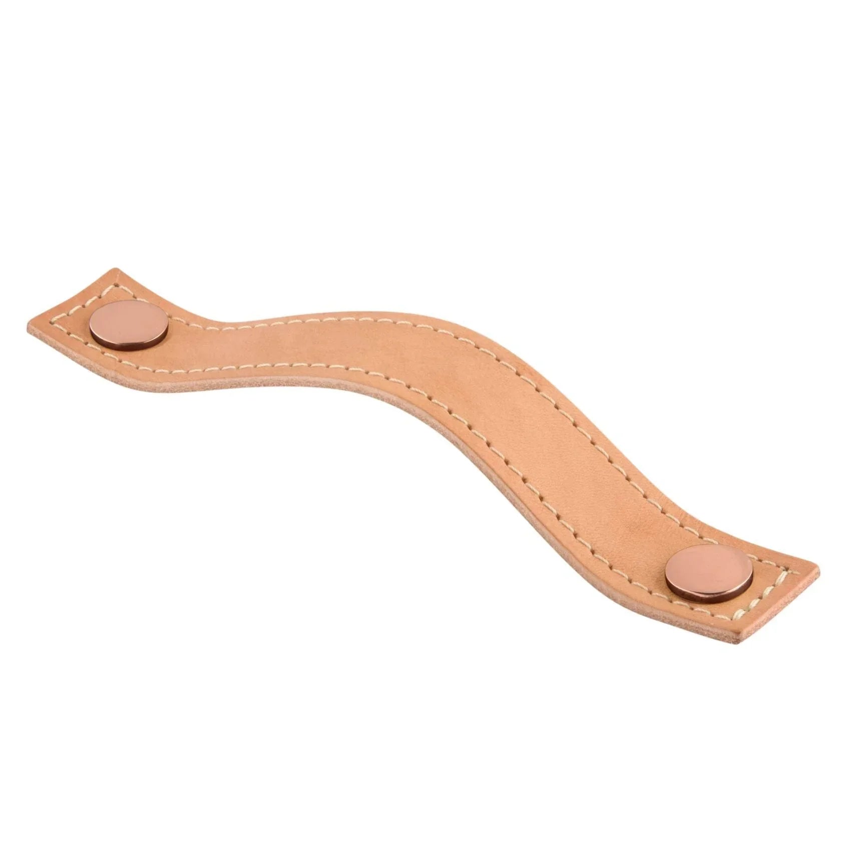 MANER DIN PIELE AVIANO COPPER/LIGHT BROWN 128 CC inaltime 25 mm, grosime 2,5 mm, lungime 158 mm - PARIS14A.RO