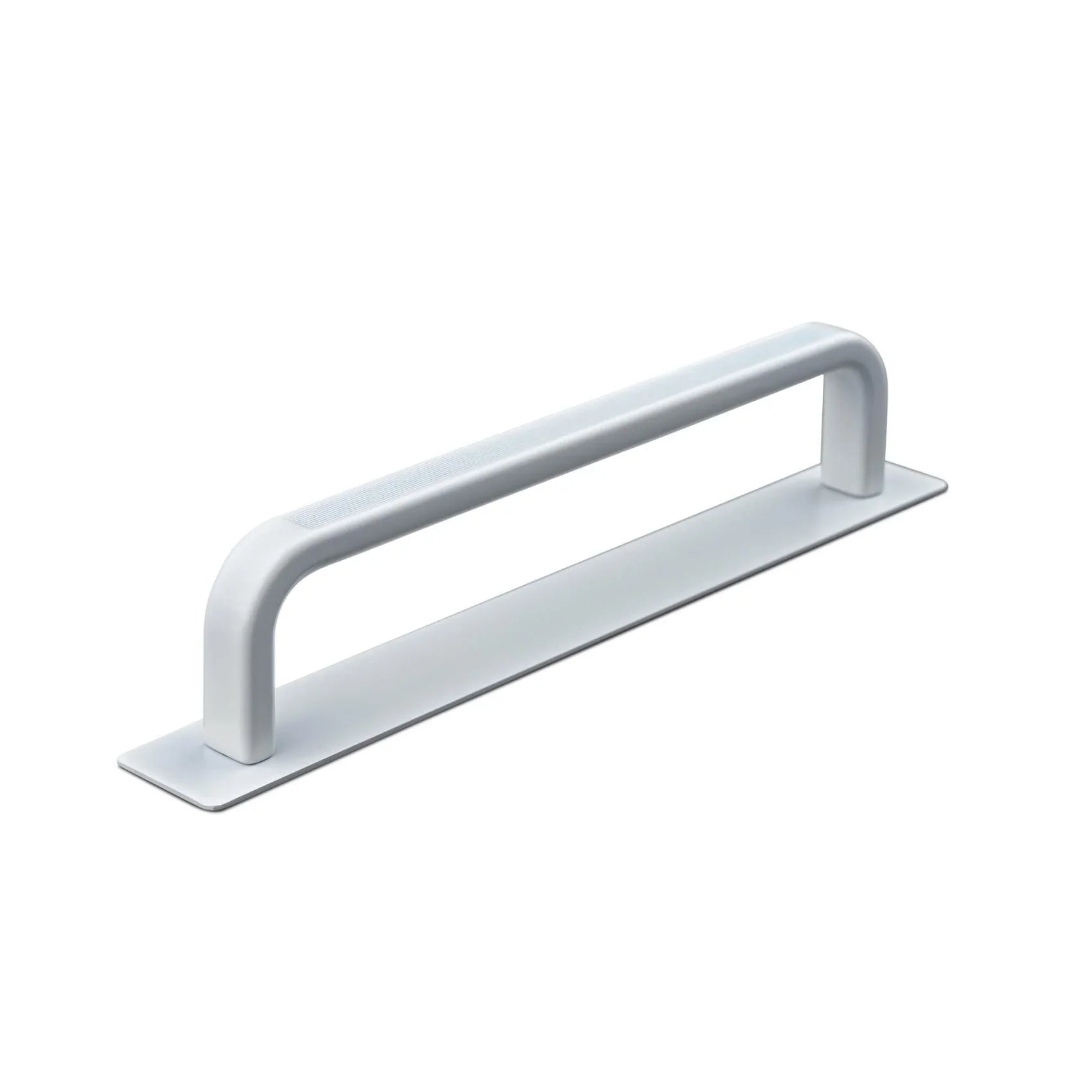 MANER GARDONE CC128 STRIPED MAT WHITE inaltime 29 mm, grosime 6 mm, lungime 134 mm - PARIS14A.RO