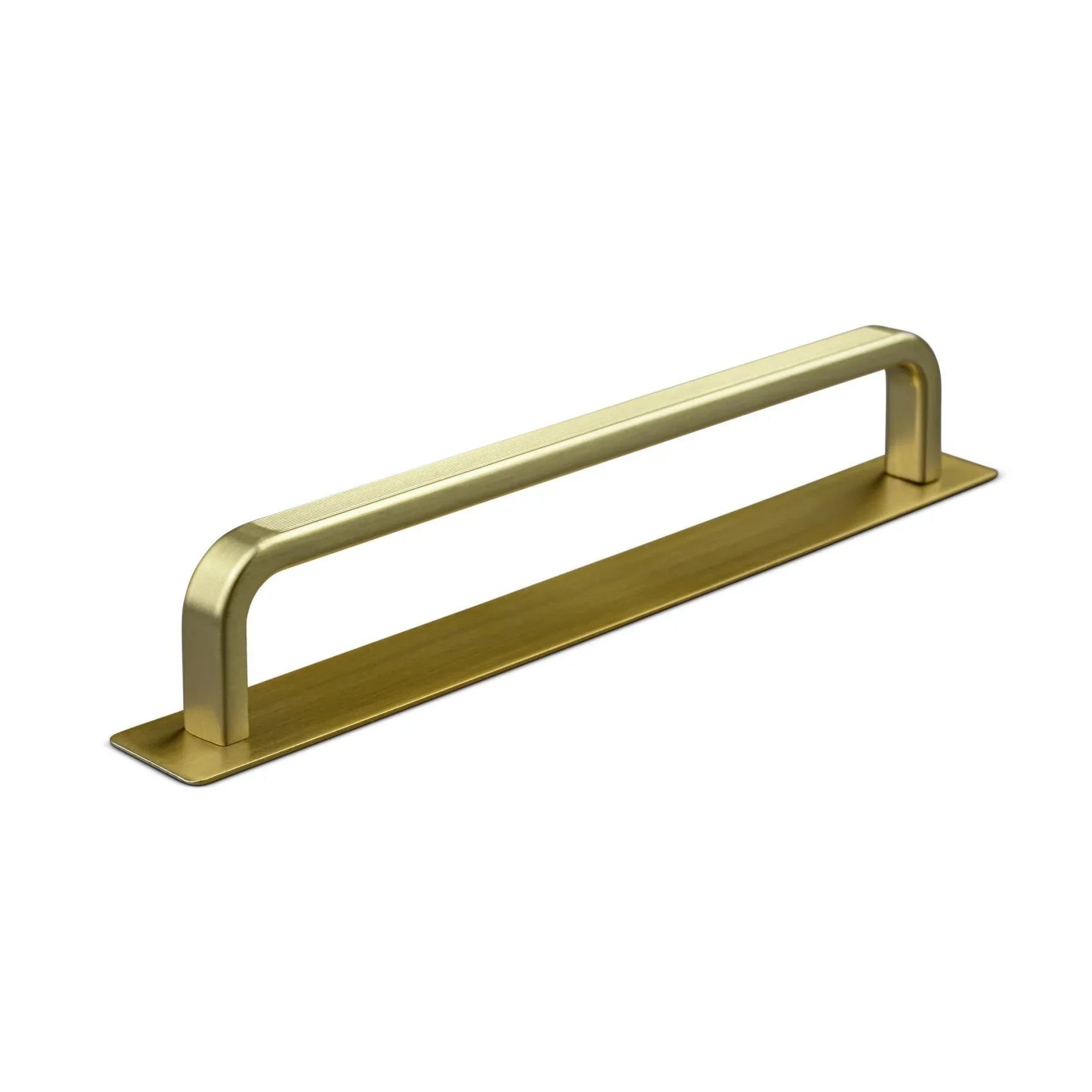 MANER GARDONE CC160 STRIPED MAT BRASS inaltime 29 mm, grosime 6 mm, lungime 166 mm - PARIS14A.RO