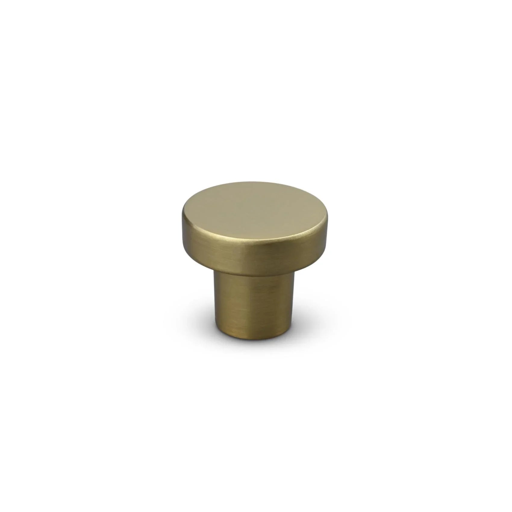 MANER MOBILA TIP BUTON AGNO DIAM. 28MM MAT BRASS inaltime 28 mm - PARIS14A.RO