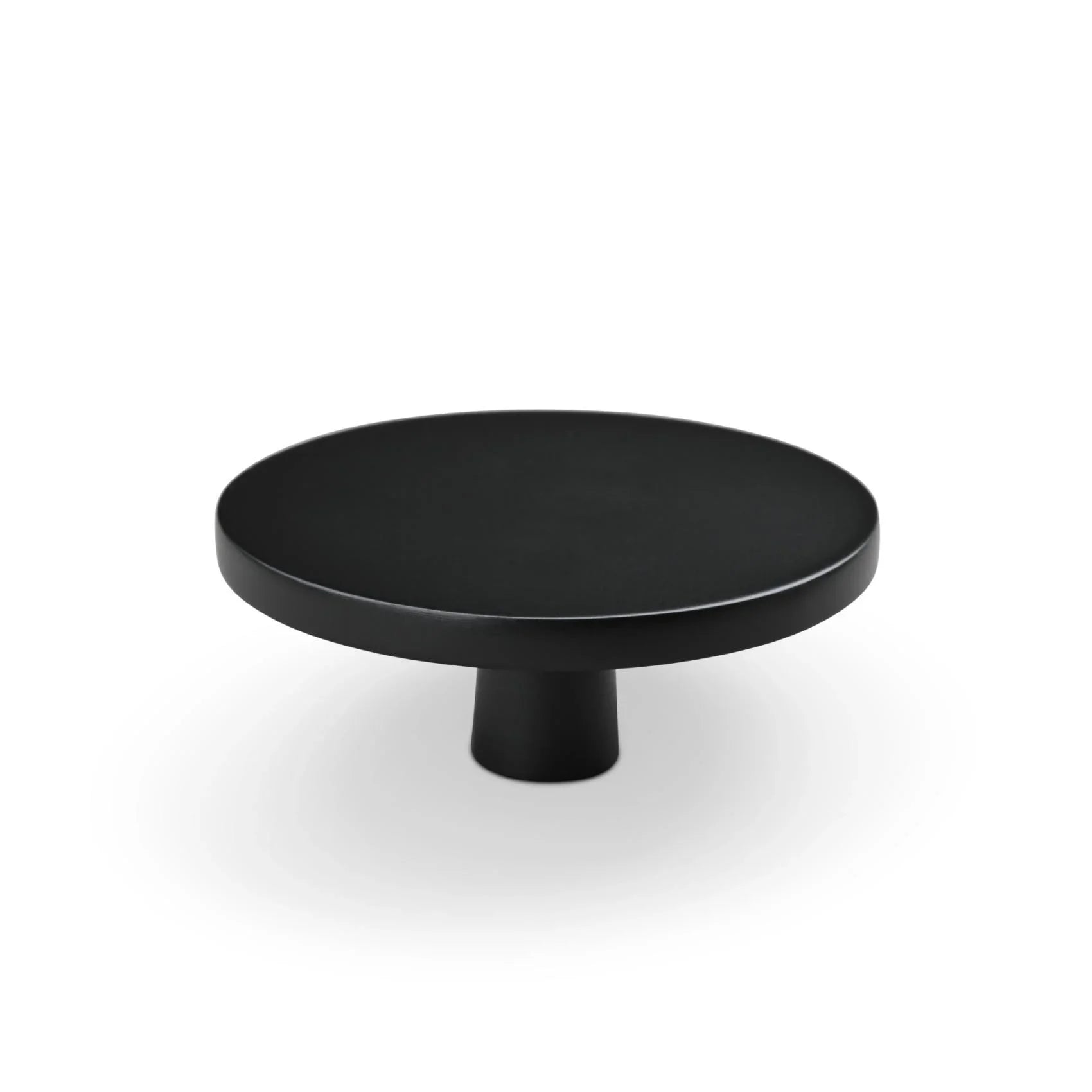 MANER MOBILA TIP BUTON GARDA DIAM. 60MM MAT BLACK inaltime 25 mm - PARIS14A.RO