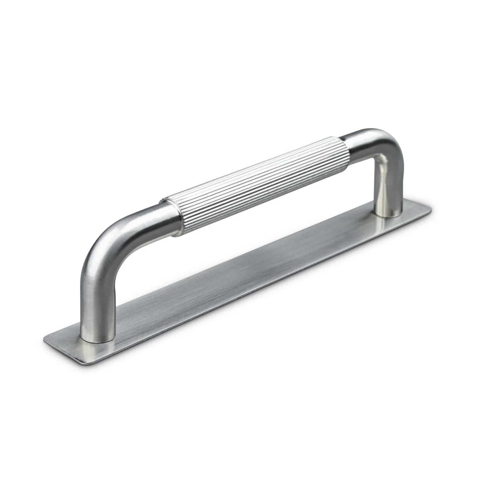 MANER PERUGIA CC128 STRIPED STAINLESS LOOK inaltime 34 mm, grosime 12 mm, lungime 138 mm - PARIS14A.RO