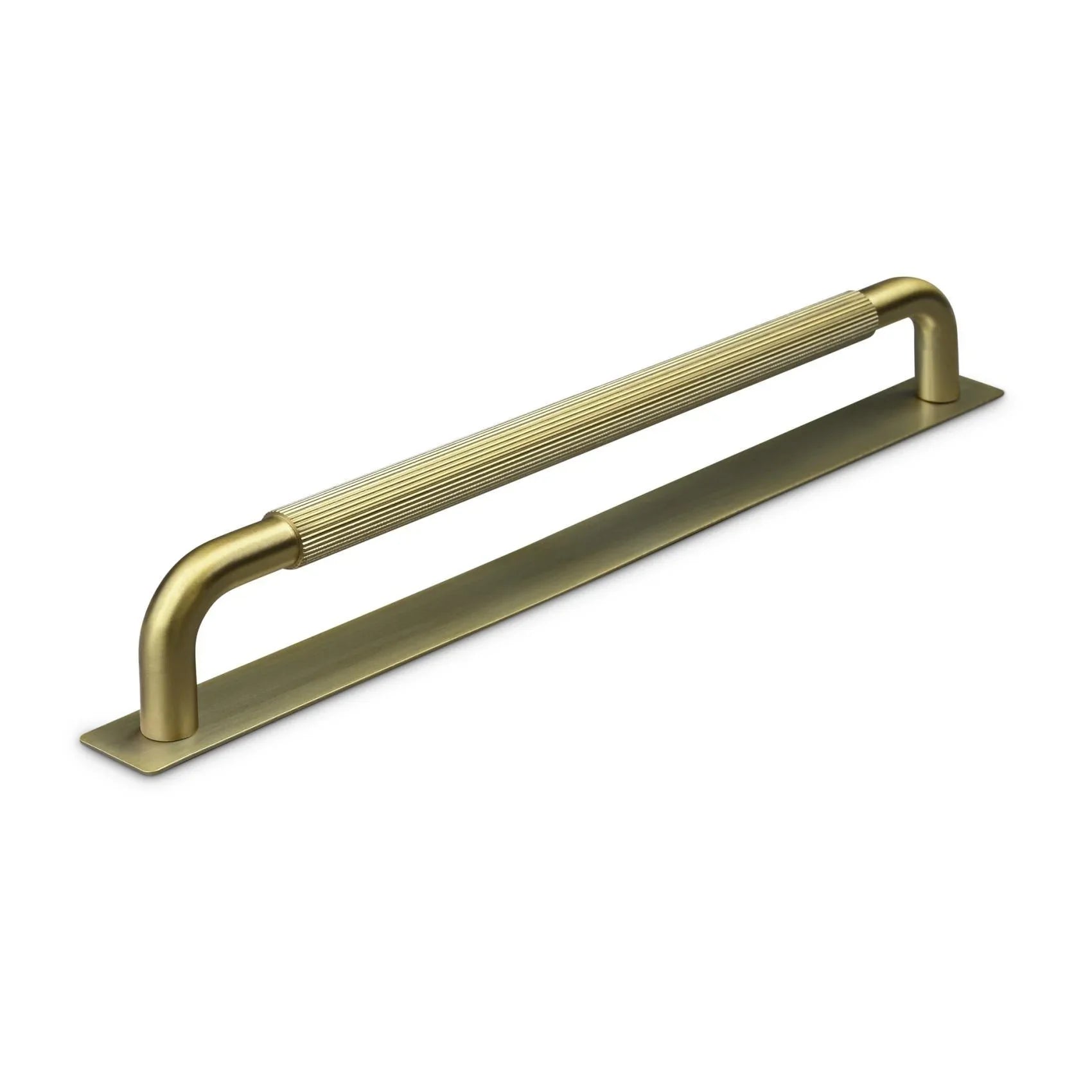 MANER PERUGIA CC224 STRIPED MAT BRASS inaltime 34 mm, grosime 12 mm, lungime 234 mm - PARIS14A.RO