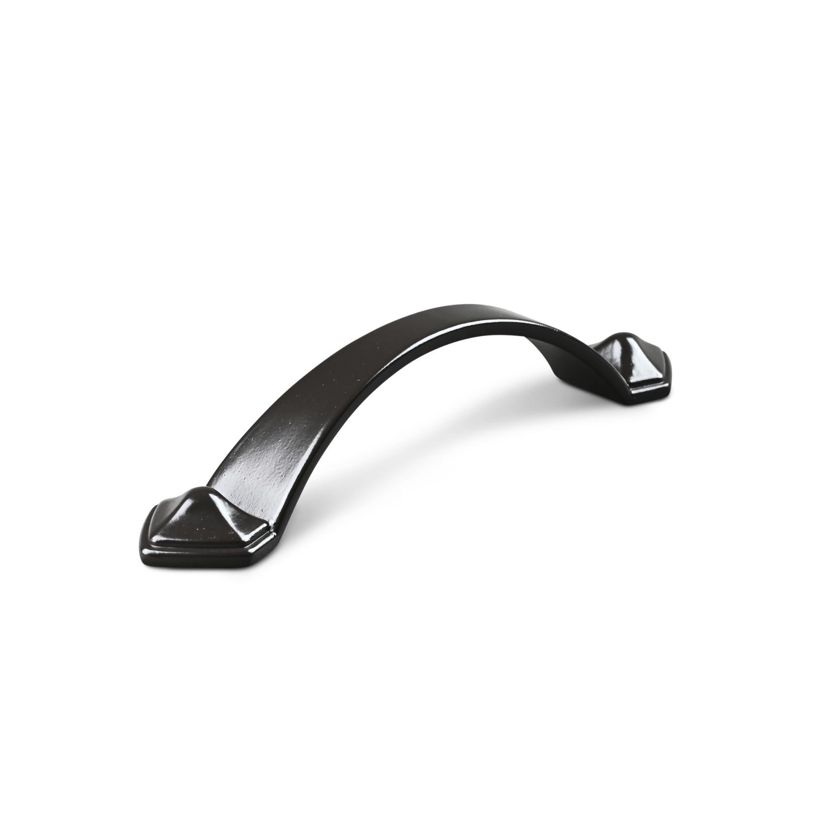 MANER SAINT TROPEZ CC96 MAT BLACK inaltime 25 mm, grosime 10 mm, lungime 120 mm - PARIS14A.RO