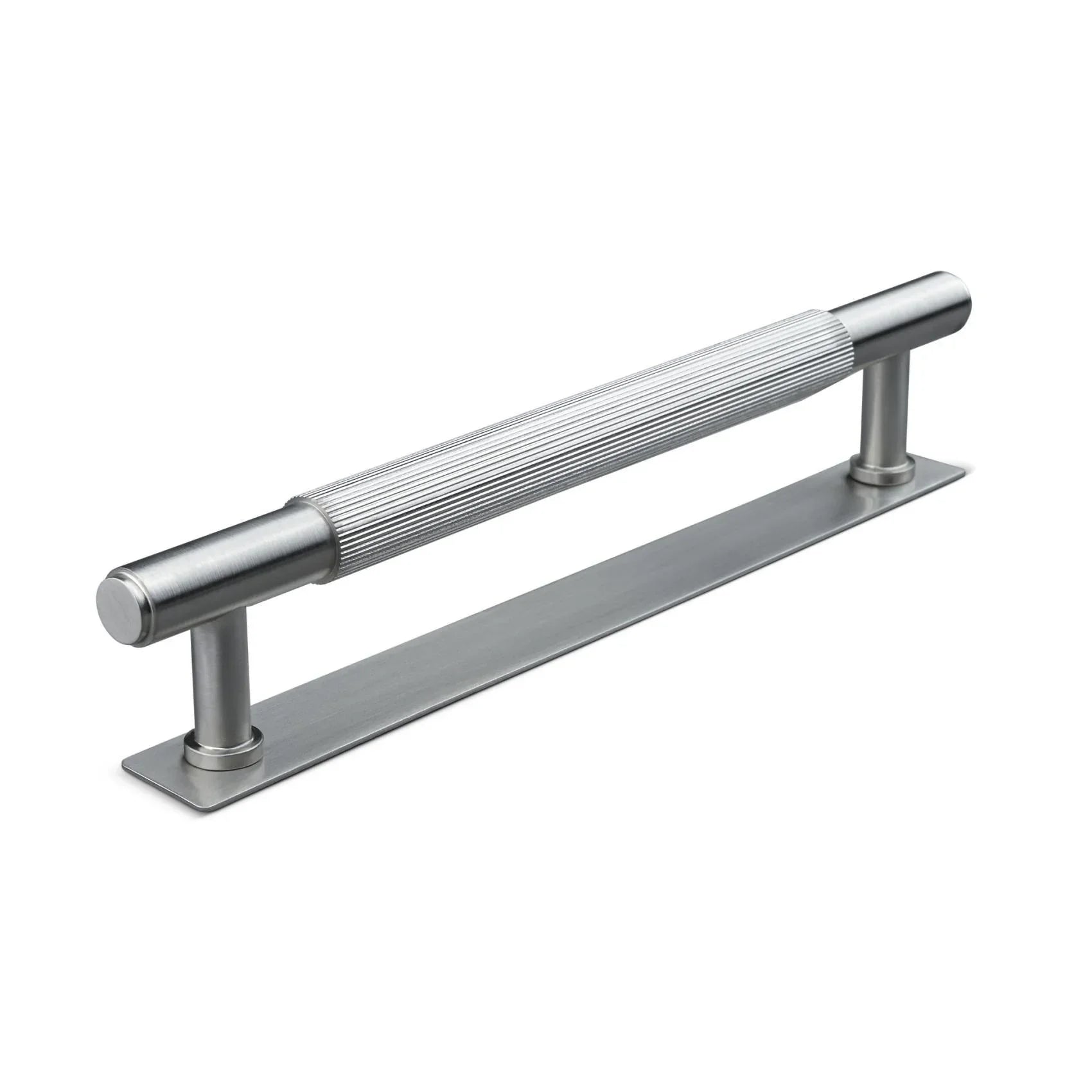 MANER SALO CC160 STRIPED STAINLESS LOOK inaltime 35 mm, grosime 14 mm, lungime 197 mm - PARIS14A.RO