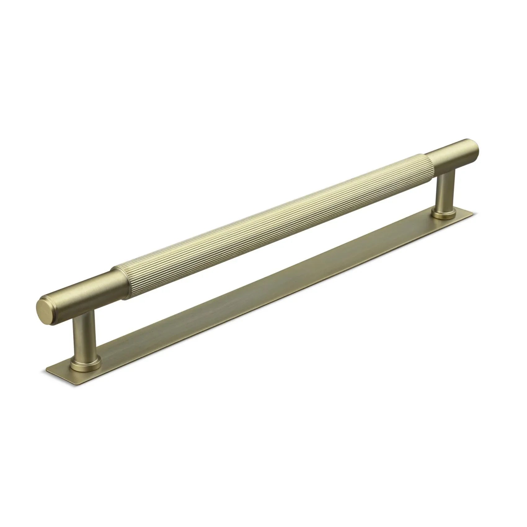 MANER SALO CC224 STRIPED MAT BRASS inaltime 35 mm, grosime 14 mm, lungime 261 mm - PARIS14A.RO