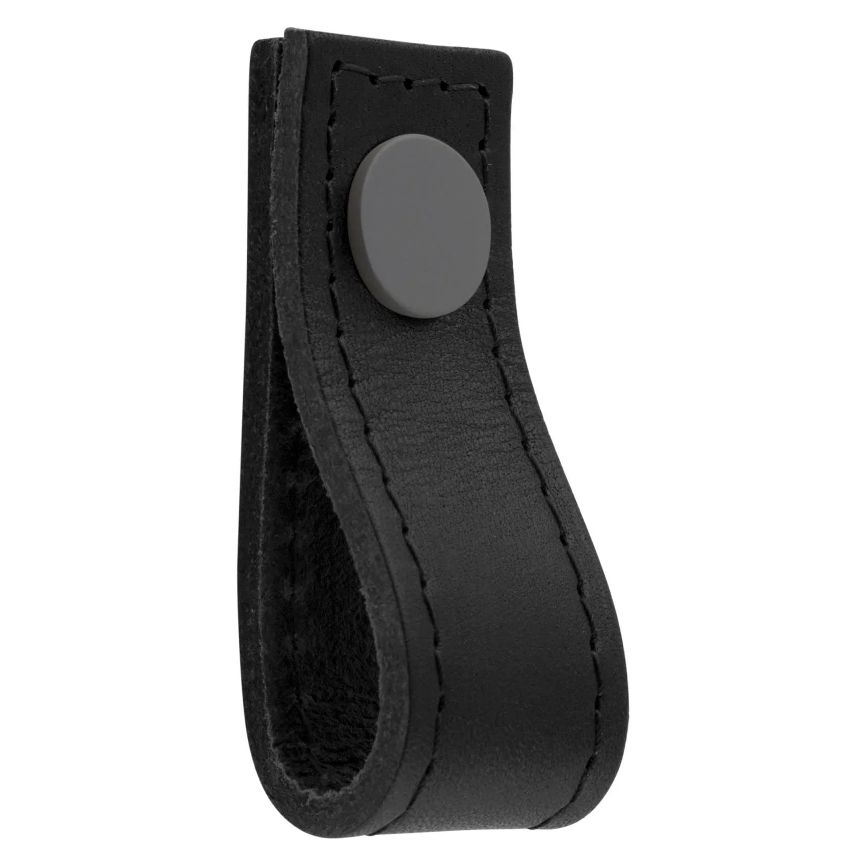 MANER TIP BUTON AVIO GREY/BLACK LEATHER inaltime 25 mm, grosime 2,5 mm, lungime 65 mm - PARIS14A.RO