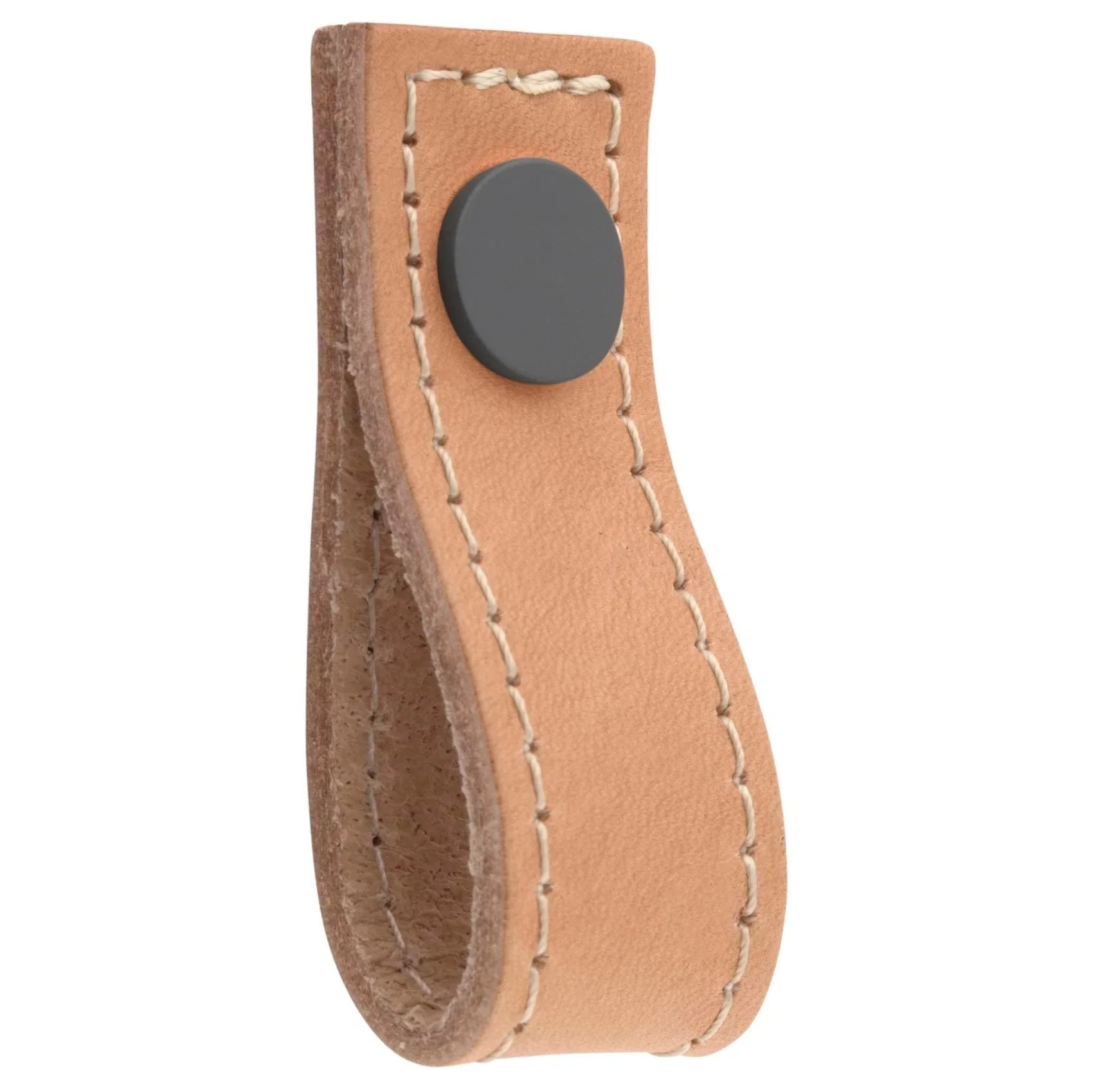 MANER TIP BUTON AVIO GREY/LIGHT BROWN LEATHER inaltime 25 mm, grosime 2,5 mm, lungime 65 mm - PARIS14A.RO