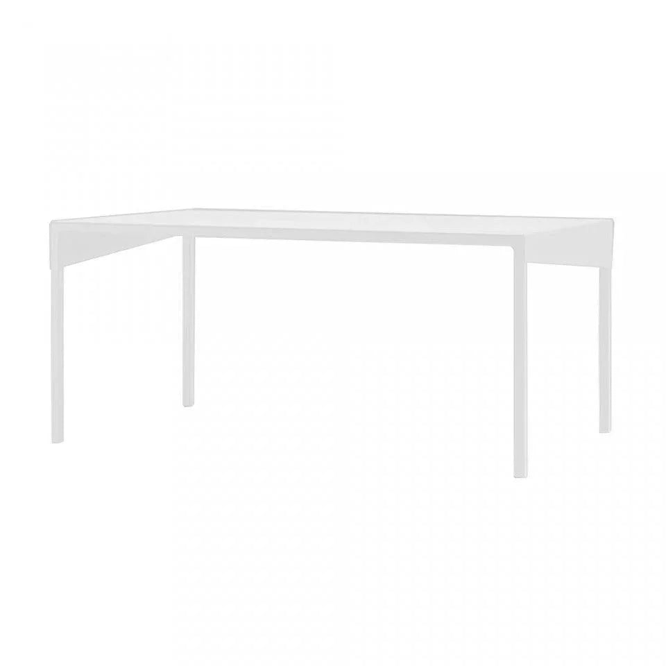 Masa alba pentru cafea din metal 60x100 cm Obroos Custom Form - PARIS14A.RO
