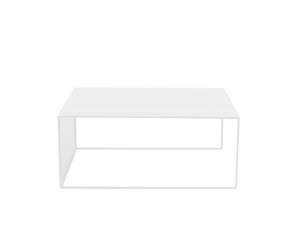 Masa alba pentru cafea din metal 60x100 cm Wall Custom Form - PARIS14A.RO