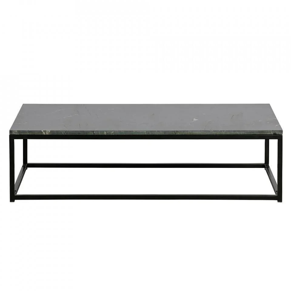 Masa cafea neagra din marmura si fier 60x120 cm Thomas - PARIS14A.RO