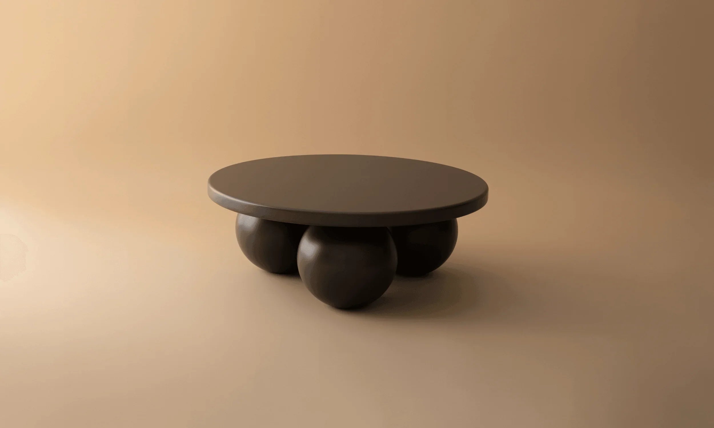 Masa Cafea Rotunda "The Sphere", Antracit - PARIS14A.RO