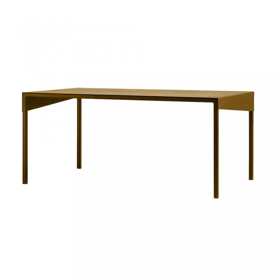 Masa de cafea aurie din metal 60x100 cm Obroos Custom Form - PARIS14A.RO