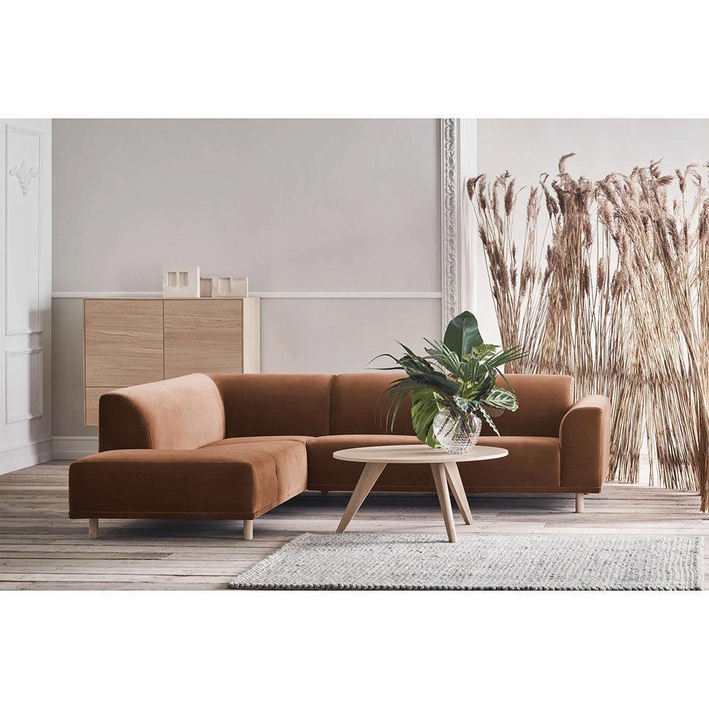 Masa de cafea crem din lemn de stejar 60 cm New Mood Bolia - PARIS14A.RO